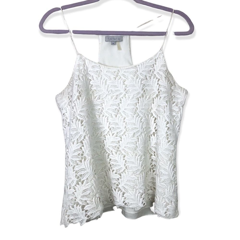 1. State Revolve Boho White Lace Cami Tank Top